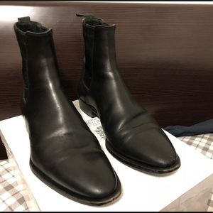 Story et Fall (sef) black calfskin Chelsea Boots